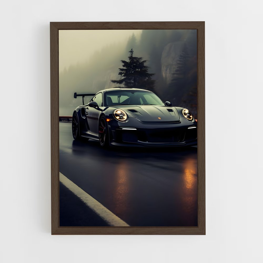 Poster Éblouissant 911 GT2 RS – affiche Porsche (vue 5)